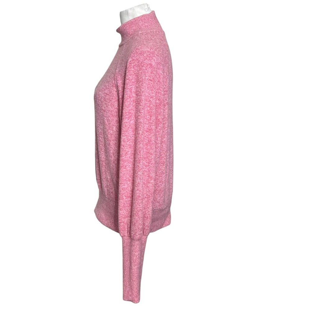 Anthropologie Maeve‎ Laney Sweater Women’s Size Medium Pink Mockneck Cozy Casual - Picture 4 of 10
